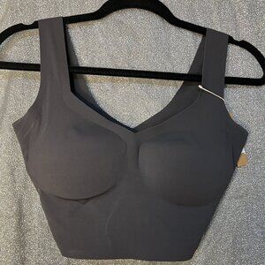 SKIMS - Naked, SCOOP LONGLINE BRALETTE, (NWT), Black, Medium